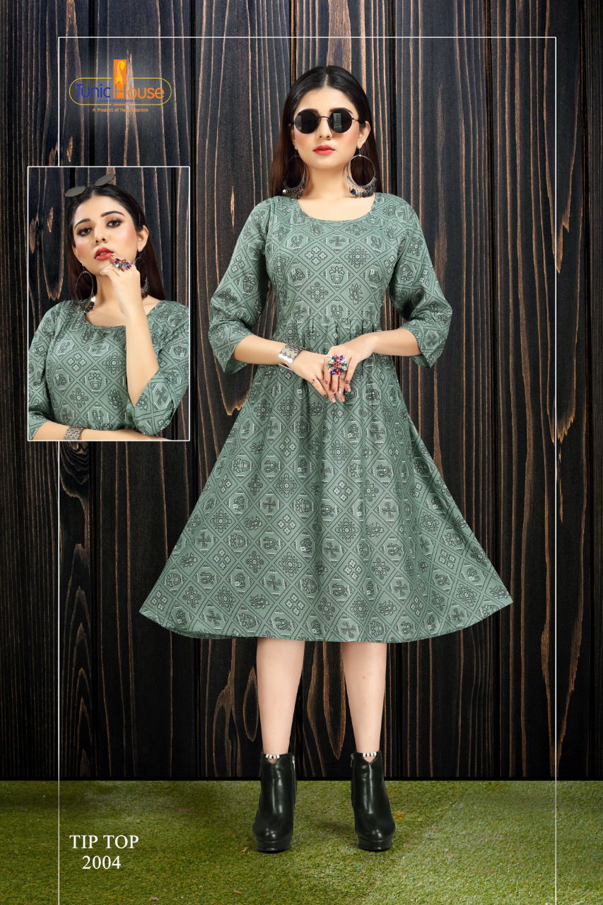Tip Top Feeding Top Tunic House Designer Party Wer Printed Kurti collection